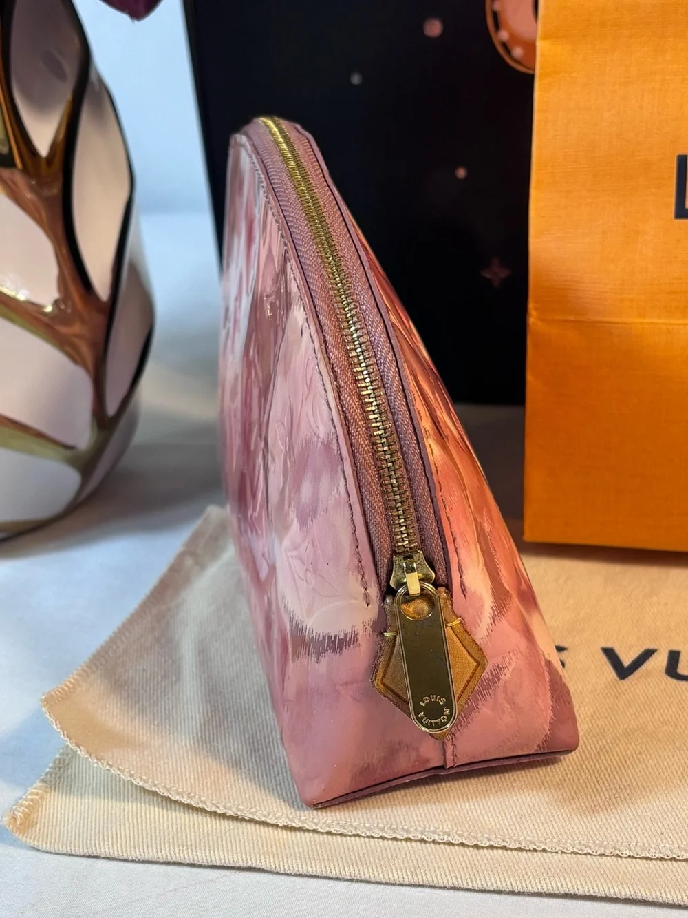 Beautiful Louis Vuitton Ikat Cosmetic Pouch